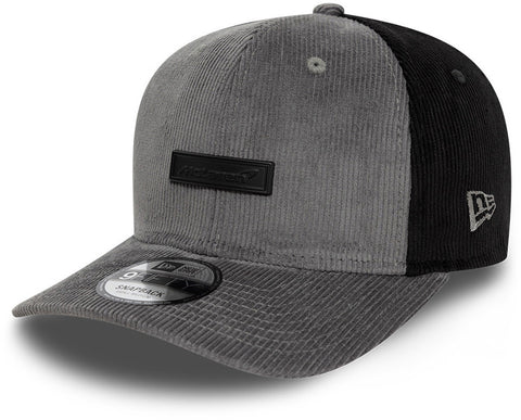 McLaren Automotive New Era 9Fifty Grey Cord Snapback Team Cap - pumpheadgear, baseball caps