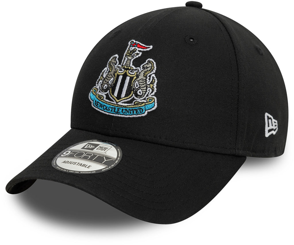 Newcastle United FC New Era 9Forty Core Black Premiership Team Cap - pumpheadgear, baseball caps