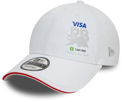 Visa Cash App RB F1 New Era 9Forty Flawless White Team Cap - pumpheadgear, baseball caps