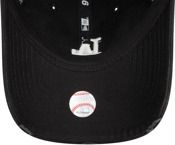 Los Angeles Dodgers New Era 9Twenty Distressed Black Baseball Cap
