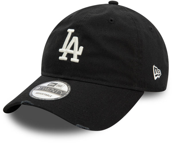 Los Angeles Dodgers New Era 9Twenty Distressed Black Baseball Cap