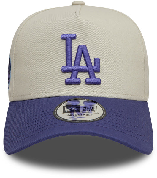 Los Angeles Dodgers New Era World Series Patch E-Frame Trucker Cap