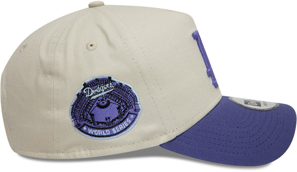 Los Angeles Dodgers New Era World Series Patch E-Frame Trucker Cap