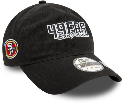 San Francisco 49Ers New Era 9Twenty NFL Script Black Team Cap