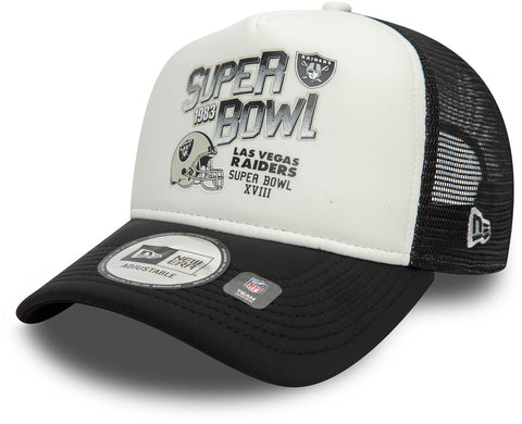 Las Vegas Raiders New Era Superbowl NBA Team Trucker Cap