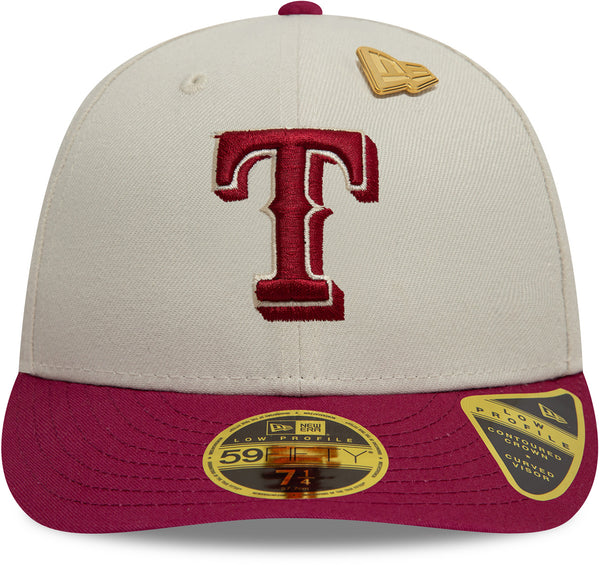 Texas Rangers New Era 59Fifty LP Pin Baseball Cap