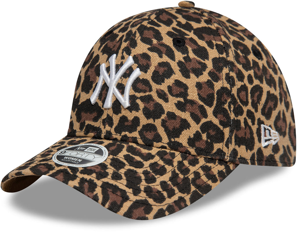 New York Yankees Womens New Era 9Forty Leopard Print Baseball Cap