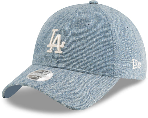 Los Angeles Dodgers Womens New Era 9Twenty Wash Denim Baseball Cap