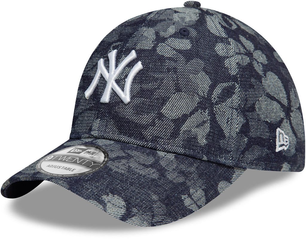 New York Yankees Womens New Era 9Twenty Floral Denim Baseball Cap