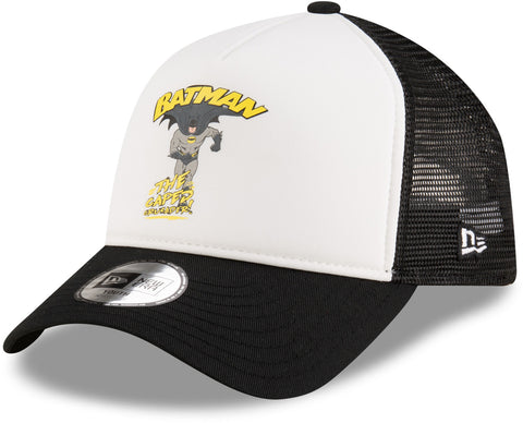 Batman DC Comics New Era Kids Black Trucker Cap (Age 6 - 12 Years)