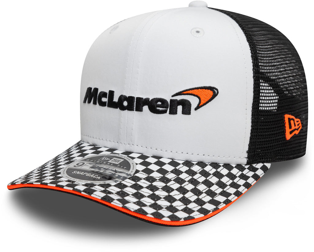 McLaren Racing New Era 9Fifty Chequered Visor Team Snapback Cap