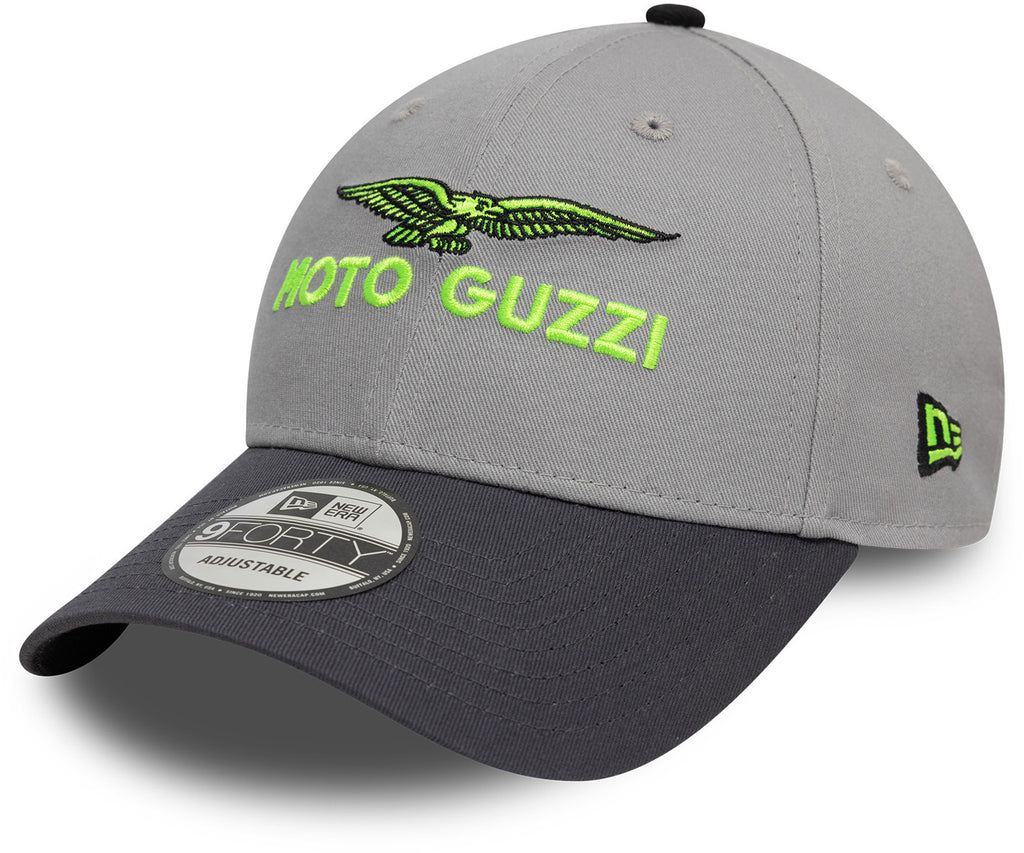 Moto Guzzi New Era 9Forty Pop Colour Grey Cap