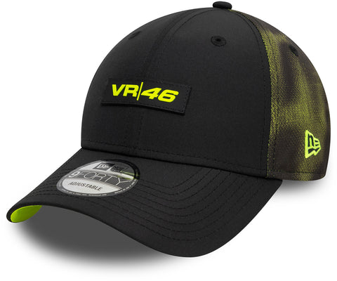 VR46 New Era 9Forty Halftone Sublimation Black Cap