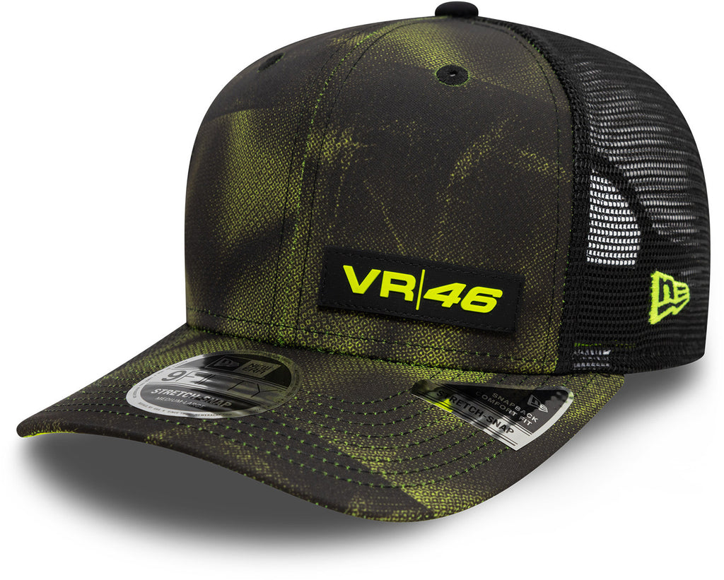 VR46 New Era 9Fifty Halftone AOP Stretch Snap Cap