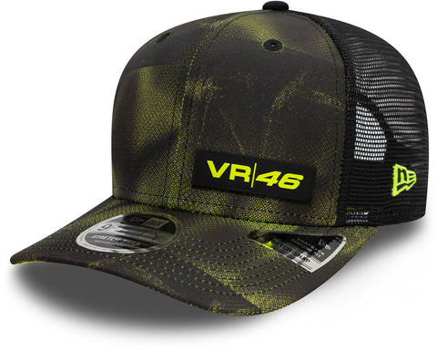 VR46 New Era 9Fifty Halftone AOP Stretch Snap Cap