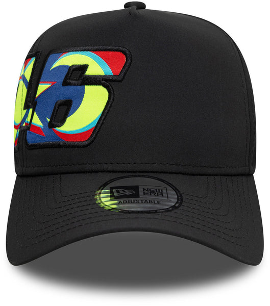 VR46 New Era Moon Sun Frame Black Trucker Cap