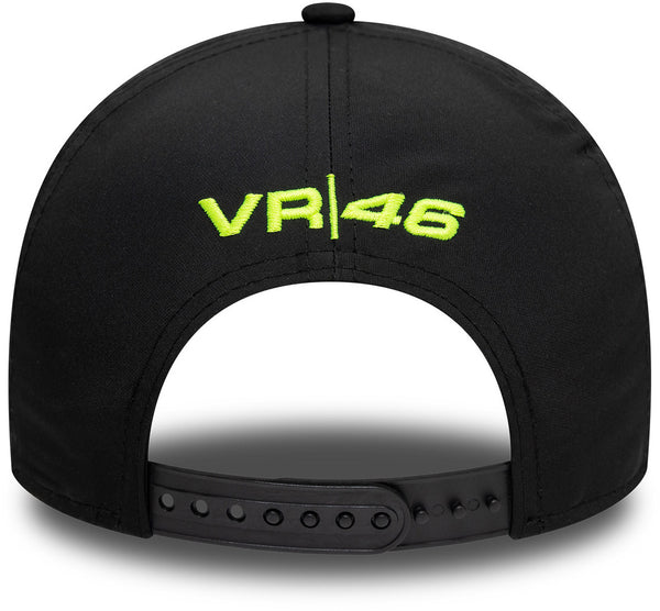 VR46 New Era Moon Sun Frame Black Trucker Cap