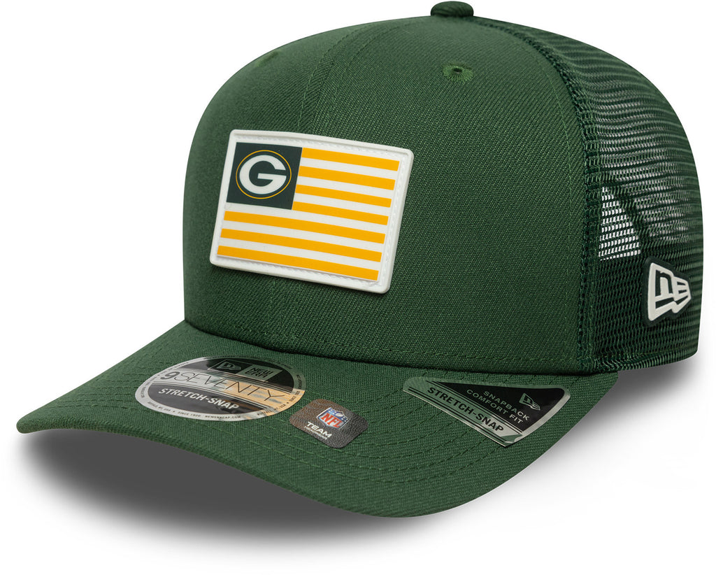 Green Bay Packers New Era 9Seventy Stretch Snap Flag NFL Team Cap