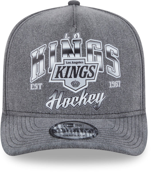 Los Angeles Kings New Era 9Fifty A-Frame Washed Black NHL Team Snapback Cap