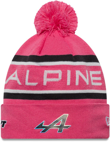 Alpine F1 New Era Team Cuff Knit Bobble Hat - pumpheadgear, baseball caps