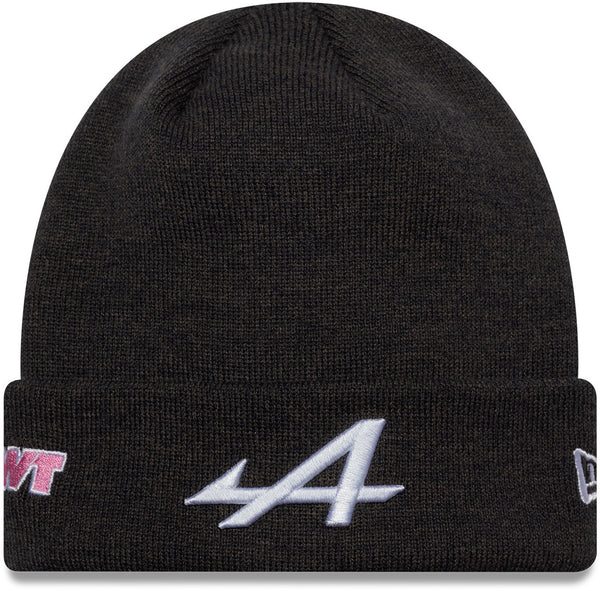 Alpine F1 New Era Polyana Cuff Knit Black Beanie