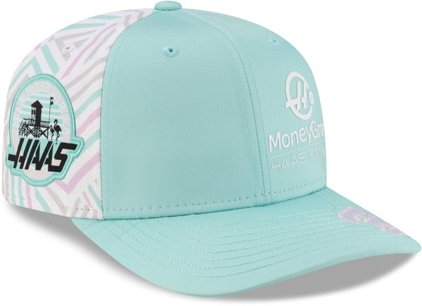 Haas F1 New Era 9Seventy Miami GP Esteban Ocon Stretch Snapback Cap