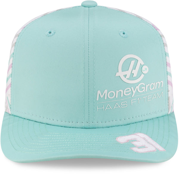 Haas F1 New Era 9Seventy Miami GP Esteban Ocon Stretch Snapback Cap