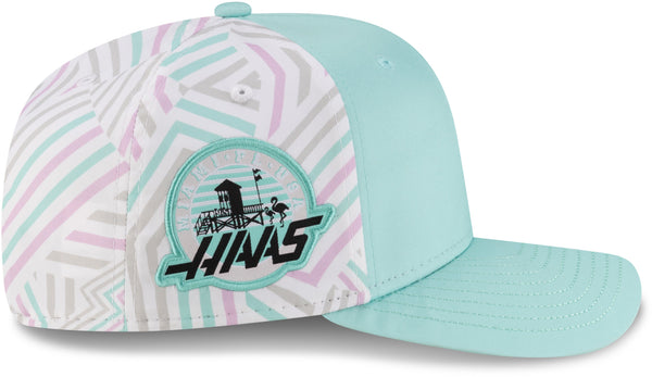 Haas F1 New Era 9Seventy Miami GP Esteban Ocon Stretch Snapback Cap