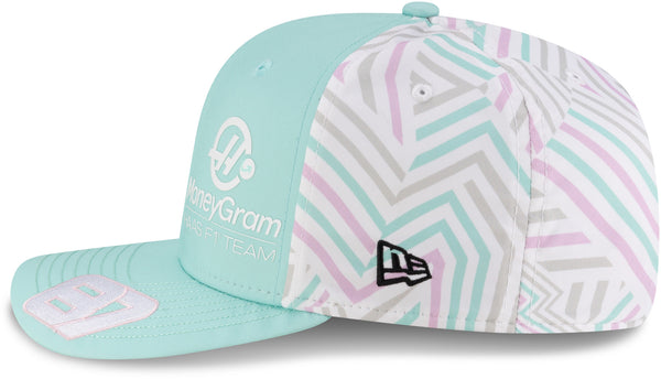 Haas F1 New Era 9Seventy Miami GP Oliver Bearman Stretch Snapback Cap