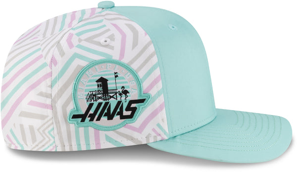 Haas F1 New Era 9Seventy Miami GP Oliver Bearman Stretch Snapback Cap
