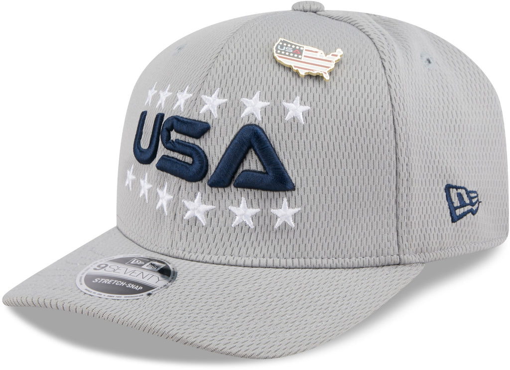 Ryder Cup 2025 New Era 9Seventy Friday Grey Stretch Snap Cap