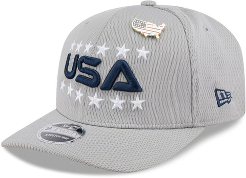 Ryder Cup 2025 New Era 9Seventy Friday Grey Stretch Snap Cap