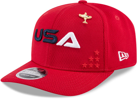 Ryder Cup 2025 New Era 9Seventy Sunday Scarlet Stretch Snap Cap