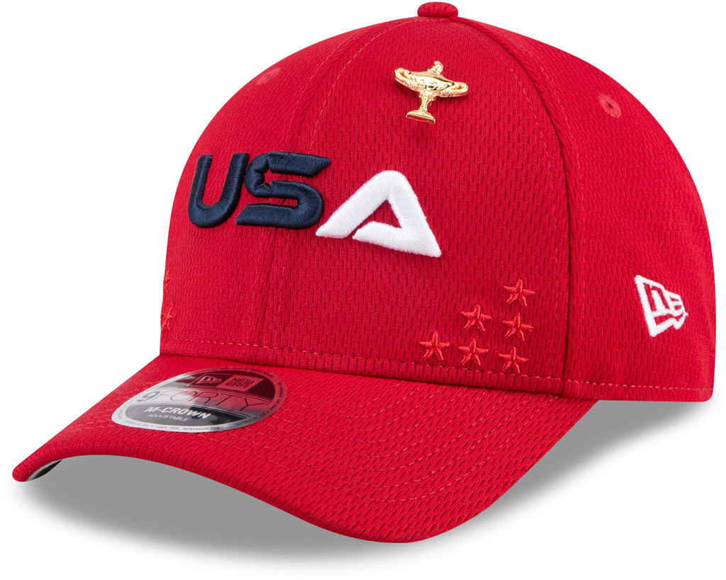 Ryder Cup 2025 New Era 9Forty M Crown Sunday Scarlet Cap