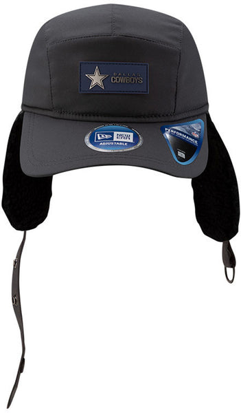 Dallas Cowboys New Era Sideline 2025 Cold Weather Runner Dog Ear Adjustable Cap
