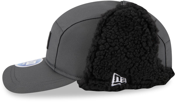 Las Vegas Raiders New Era Sideline 2025 Cold Weather Runner Dog Ear Adjustable Cap