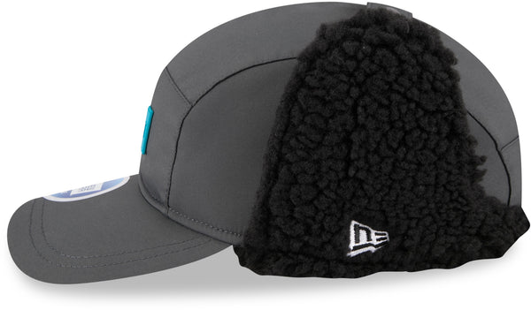 Jacksonville Jaguars New Era Sideline 2025 Cold Weather Runner Dog Ear Adjustable Cap