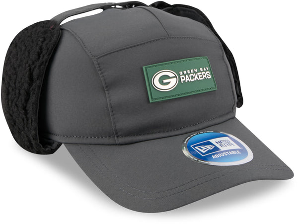 Green Bay Packers New Era Sideline 2025 Cold Weather Runner Dog Ear Adjustable Cap