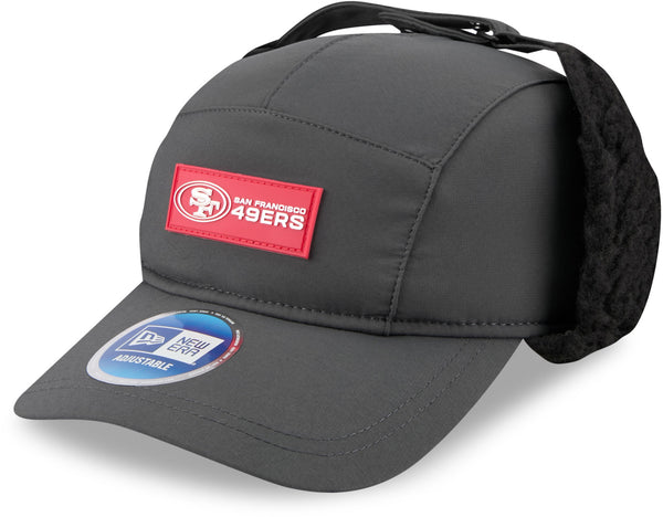 San Francisco 49Ers New Era Sideline 2025 Cold Weather Runner Dog Ear Adjustable Cap
