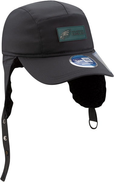 Philadelphia Eagles New Era Sideline 2025 Cold Weather Runner Dog Ear Adjustable Cap