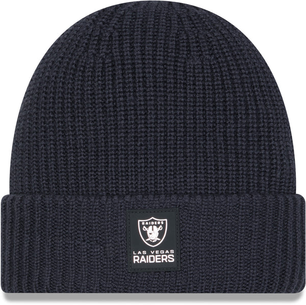 Las Vegas Raiders New Era NFL 2025 Sideline Cold Weather Cuff Knit Beanie