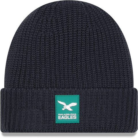 Philadelphia Eagles New Era NFL 2025 Sideline Cold Weather Cuff Knit Beanie