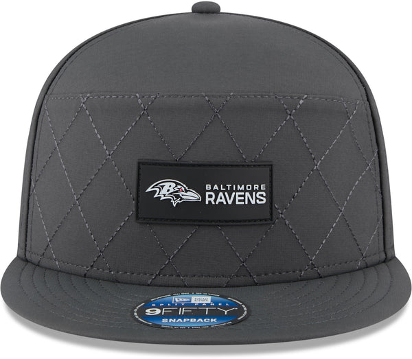 Baltimore Ravens New Era 9Fifty SP NFL Sideline 2025 Cold Weather Snapback Cap