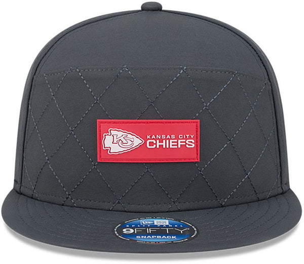 Kansas City Chiefs New Era 9Fifty SP NFL Sideline 2025 Cold Weather Snapback Cap