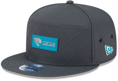 Jacksonville Jaguars New Era 9Fifty SP NFL Sideline 2025 Cold Weather Snapback Cap