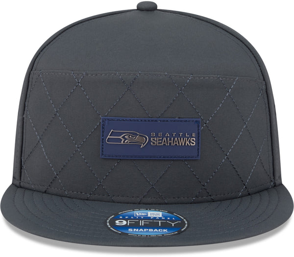 Seattle Seahawks New Era 9Fifty SP NFL Sideline 2025 Cold Weather Snapback Cap