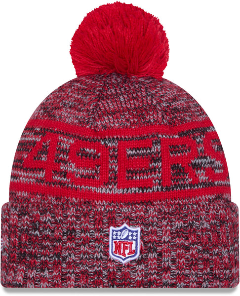 San Francisco 49Ers New Era NFL 2025 Sideline Cold Weather Sport Knit Bobble Hat