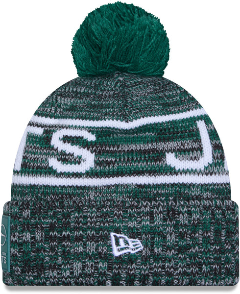 New York Jets New Era NFL 2025 Sideline Cold Weather Sport Knit Bobble Hat