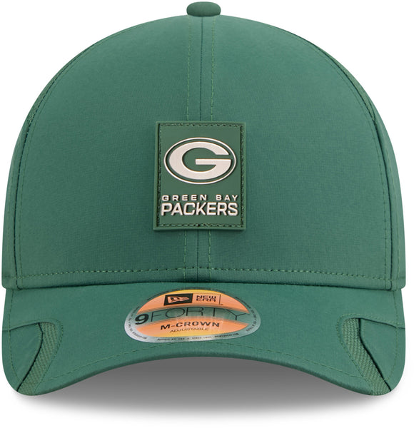 Green Bay Packers NFL Sideline 2025 New Era 9Forty M-Crown Team Cap