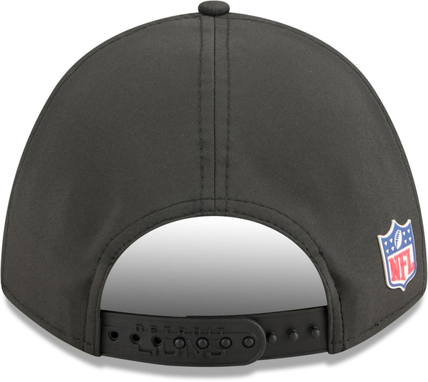 Detroit Lions NFL Sideline 2025 New Era 9Forty M-Crown Black Team Cap